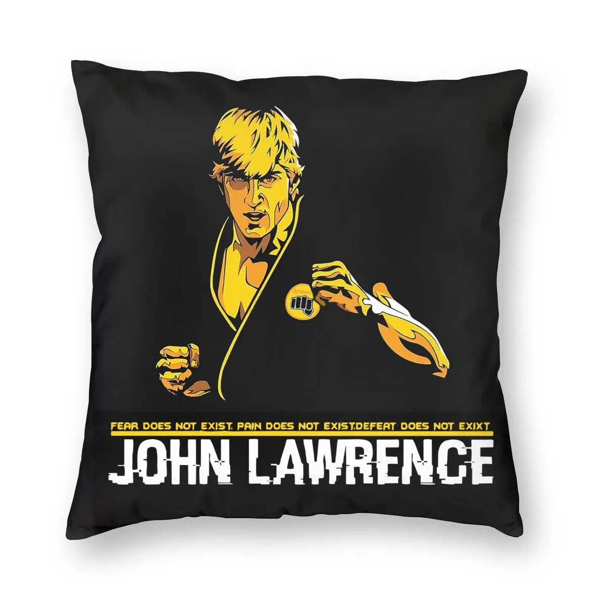 

Cobra Kai Johnny Lawrence Throw Pillow Cover Throw Pillow Karate Kid Judo Dojo Casual Cushion Covers