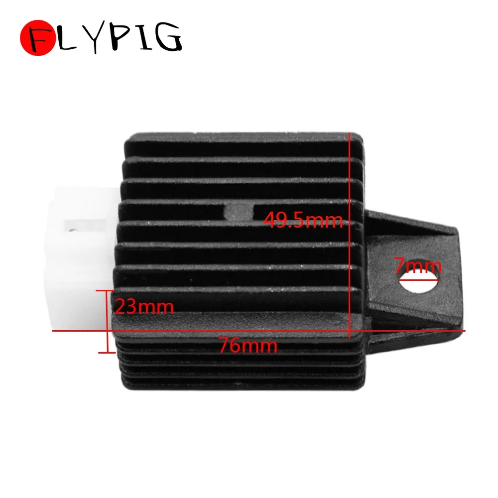

Universal 12V 4 Pins Voltage Regulator Full-Wave Rectifier 50cc 90cc 110cc 125cc for ATV Quad Dirt Pit Monkey Bike