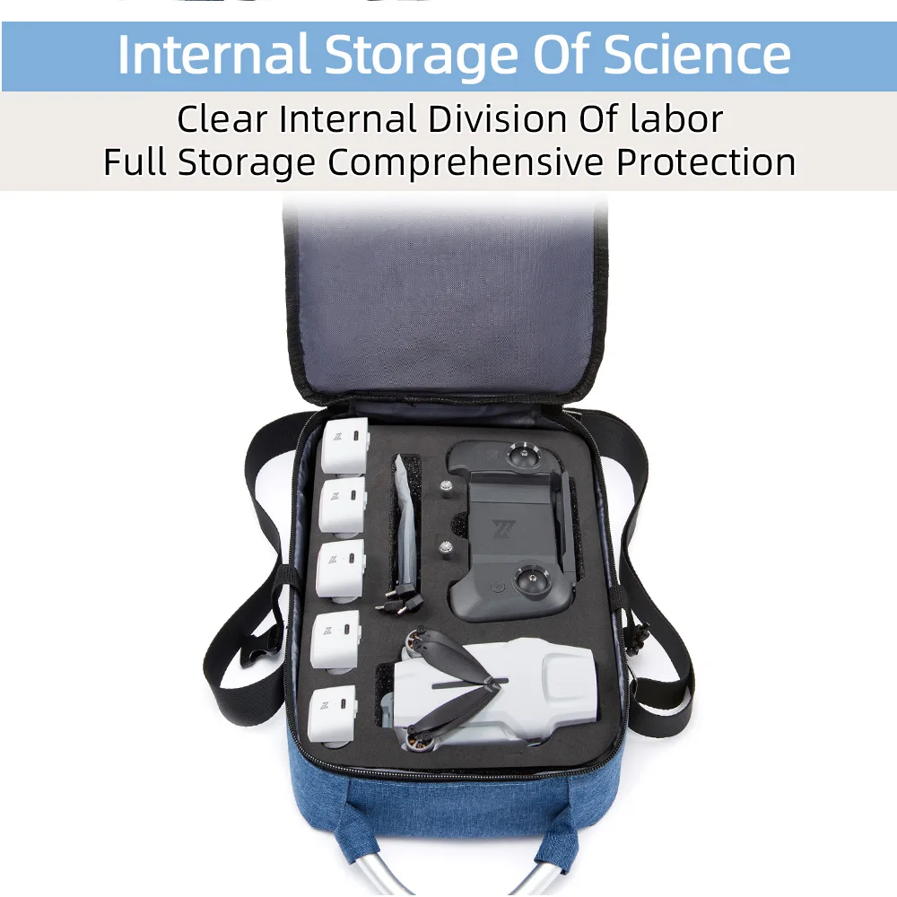 drone shoulder bag for fimi x8 mini portable storage bags handbag waterproof carrying case box hard cover accessories blue free global shipping
