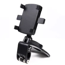 Car Phone Mount 360 Degree Rotation Dashboard Cell Phone Holder for Car Clip Mount Stand Suitable for 4 to 7 inch Smartphones