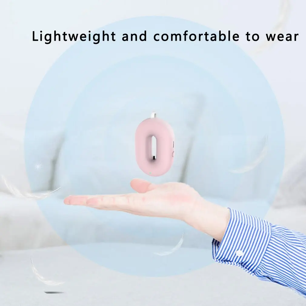 

Sterilize PM2.5 Air Purifier Necklace Mini Portable USB Air Cleaner Negative Ion Generator Low Noise Air Freshener