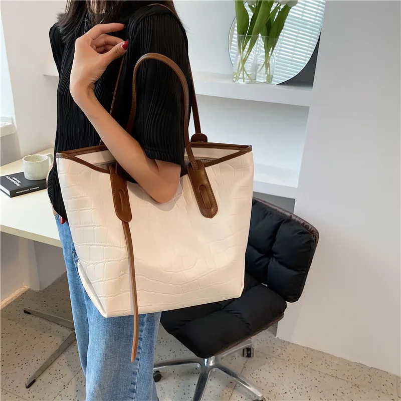 

New Woman Shoulder Bag High Quality Large Handbag Large Capacity Shopping Bag Fashion PU Messenger Bag 2021 Female Bag Trend