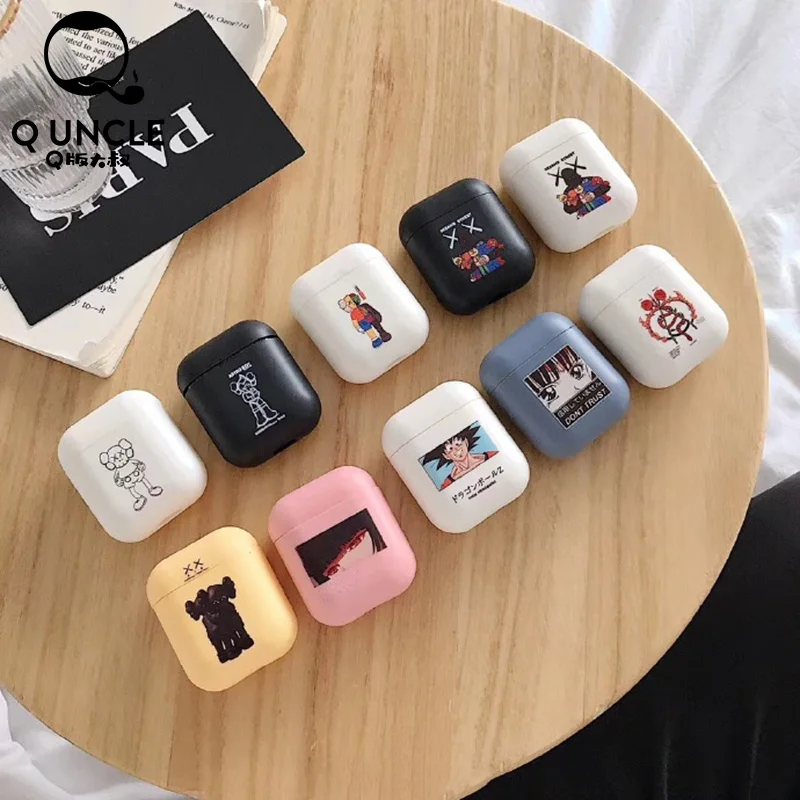Q UNCLE модный ТПУ чехол для Apple AirPods 2 Силиконовый чехол Беспроводная Bluetooth роскошная сумка для наушников Защитный чехол для AirPod