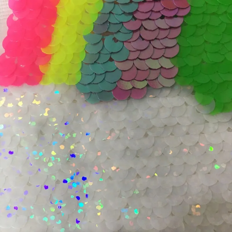 

Rainbow Cartoon Flip Colorful Sequins Double-sided Turn Color Bead Embroidery Cloth Patch Embroidery