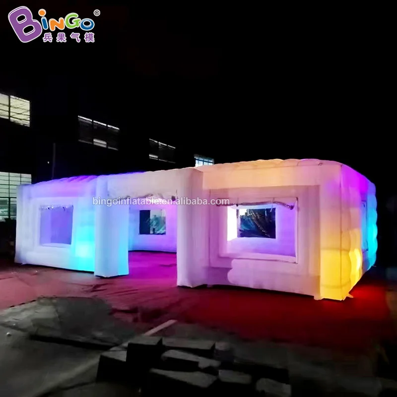 Индивидуальная надувная светодиодная палатка для вечеринки 9 6x5 2x3 2