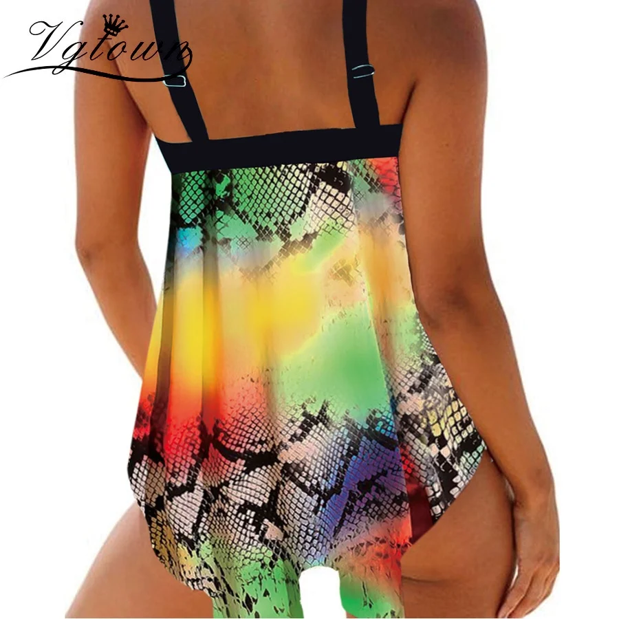 

Tankini 2020 New Swimming Suit For Women Swimsuit Plus Size 8XL Padded Push Up Swimwear Two Piece Suits Female Bathing Suit