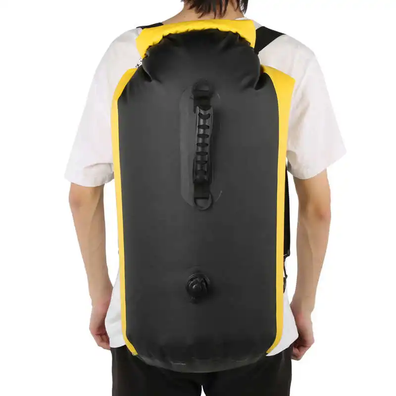 60L Waterproof Bag Outdoor Dry Swimming Drifting Trekking Inflatable Backpack Sealing Camping |