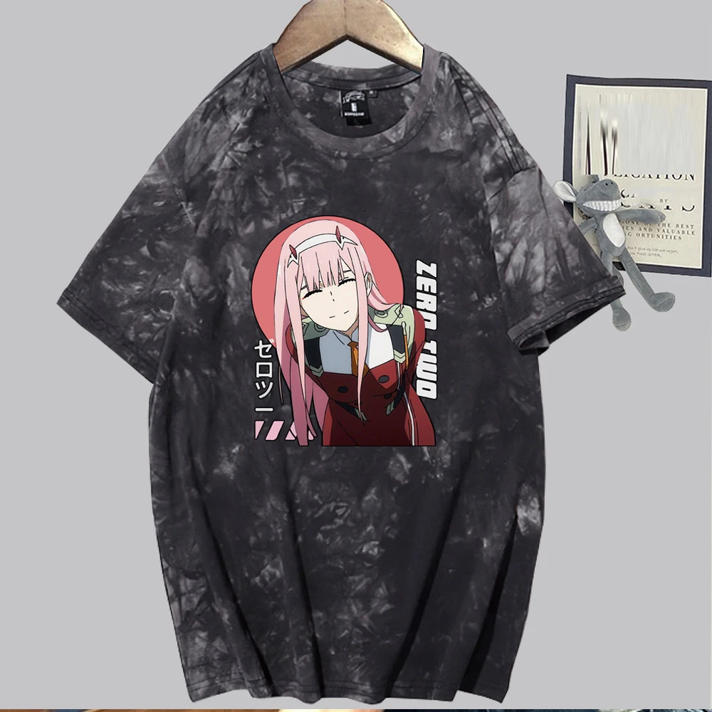 

Футболка Zero Two, мужские забавные рандомные мужские топы унисекс в стиле хип-хоп