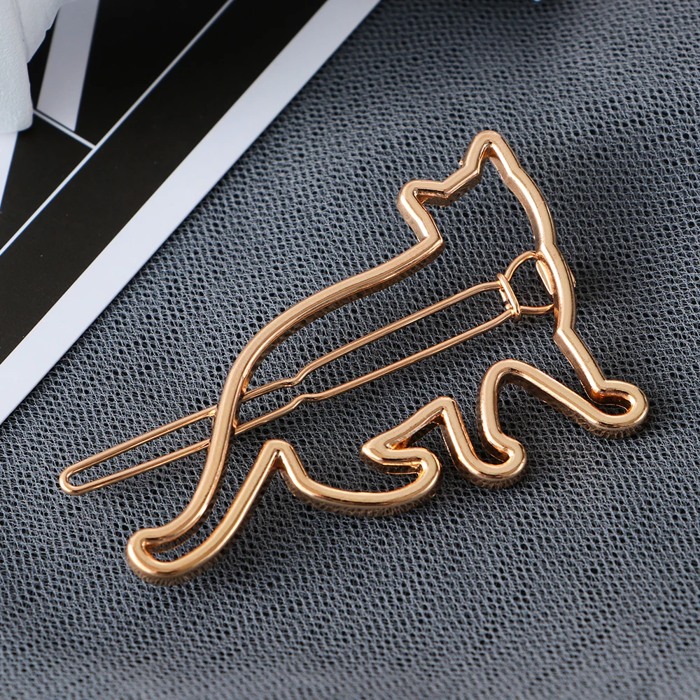 Треугольный зажим для волос Металлические геометрические шпильки из сплава Moon Circle Hairgrip заколка для волос для девочек держатель для волос Дамский головной убор украшения для волос