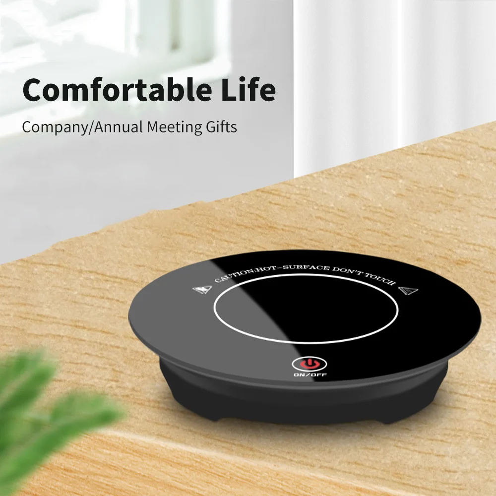 220V Coffee Mug Cup Warmer for Home Office Milk Tea Water Heating Pad Keep Drink Warm Heater Mugs Coaster EU Plug | Бытовая техника