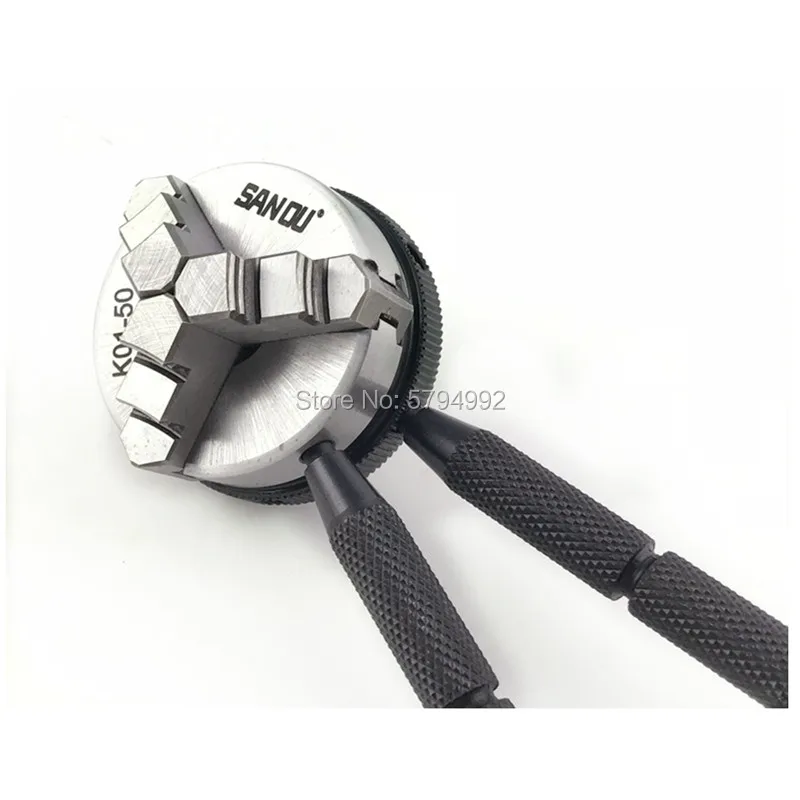 3 кулачковый самозатягивающийся токарный патрон 50 мм 2 дюймовый K01 50|Зажим| |