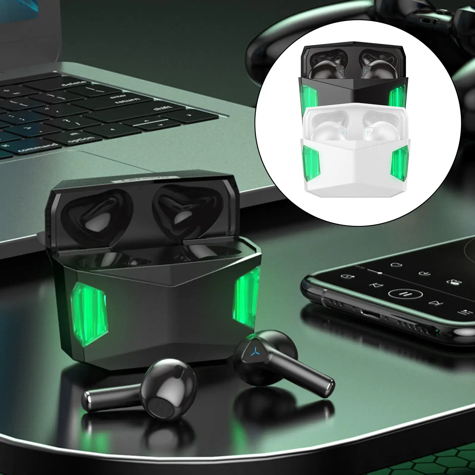 Беспроводные наушники-вкладыши Bluetooth 5 0 Hi-Fi стерео наушники с зарядным чехлом