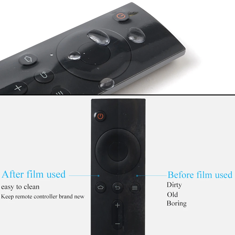 10Pcs Clear Shrink Film TV Remote Control Case Cover Air Condition Protective Anti-dust Bag | Электроника