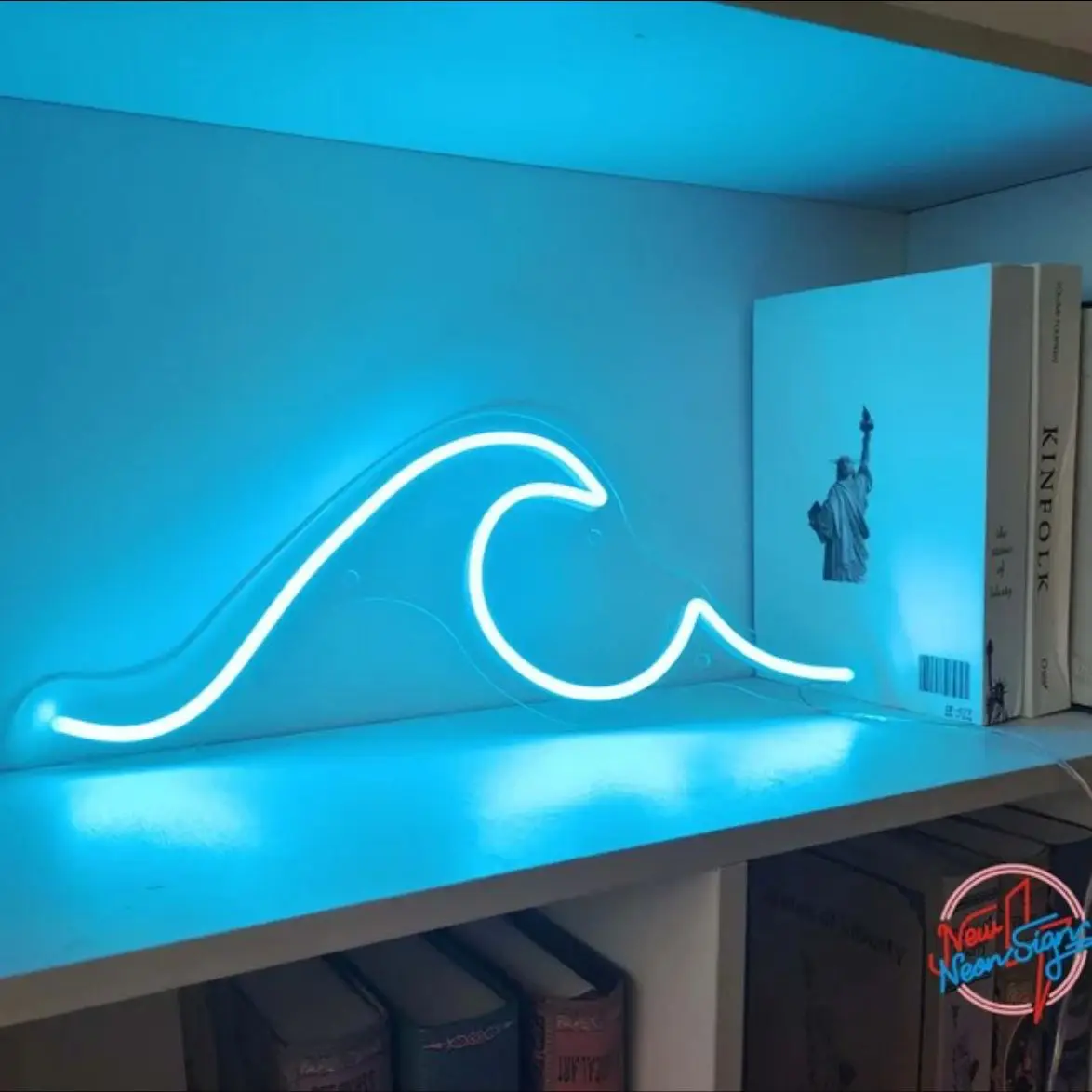 Wave Neon Signs Party Decor Light Signs Event Lights Birthday Gifts Custom Neon Signs Wedding Neon Signs Personalized Lights