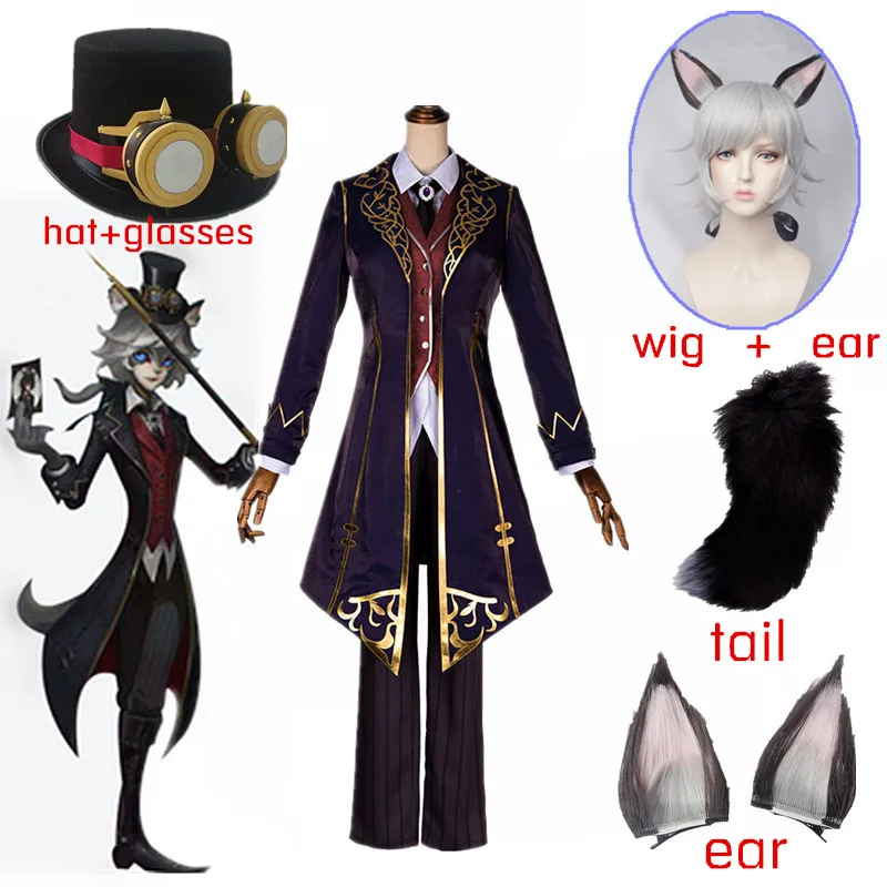 

Game Identity V Cosplay Costumes Photographer Joseph Cosplay Moonlight Gentleman Costume Halloween Carnival Party Customized