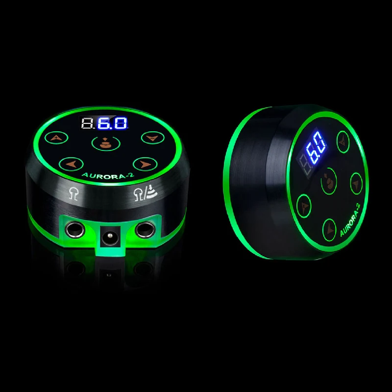 Новый мини источник питания для татуировки Аврора светодиодный сенсорный экран