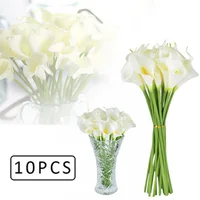 10pcs Calla Lily Simulation FlowerTable Flowers Vases Nordic Decoration Home Plant Holder Nordic Styles Flower Vase Home Decor