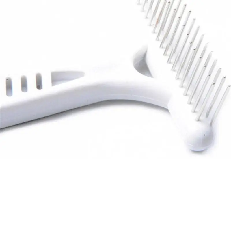 

White Rake Comb for Dogs Brush Short Long Hair Fur Shedding Remove Cat Dog Brush Grooming Tools Pet Dog Supplies