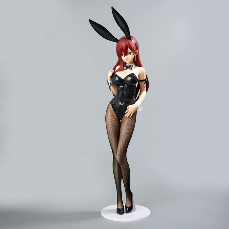 

Anime Sexy Figure Fairy Tail Erza Scarlet Bunny Ver. 1/4 Scale Painted PVC Action Figure Collectible Model Adult Toys Doll 47cm