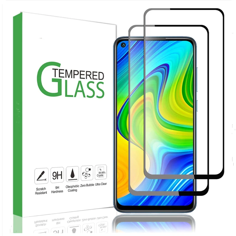 

2 шт протектор экрана из закаленного стекла для Xiaomi Redmi Note 9S Note 9 Pro 5G Защитная пленка для экрана для Xiaomi Redmi примечание 9 Pro покрытие на весь экр...