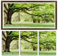 needlework diy cross stitch sets 11ct embroidery kits precise printed landscape tree dmc canvas patterns counted home decoration