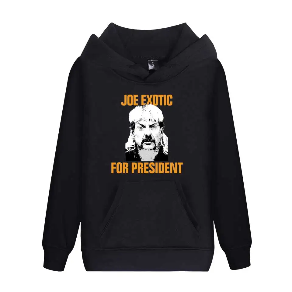 Модная толстовка с капюшоном Джо экзотический Тигр король толстовки