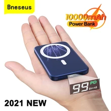 Portable Power Bank 10000mAh Magnetic Powerbank Wireless Charger for Iphone 13 12 Pro Max External Battery Fast Charge Poverbank