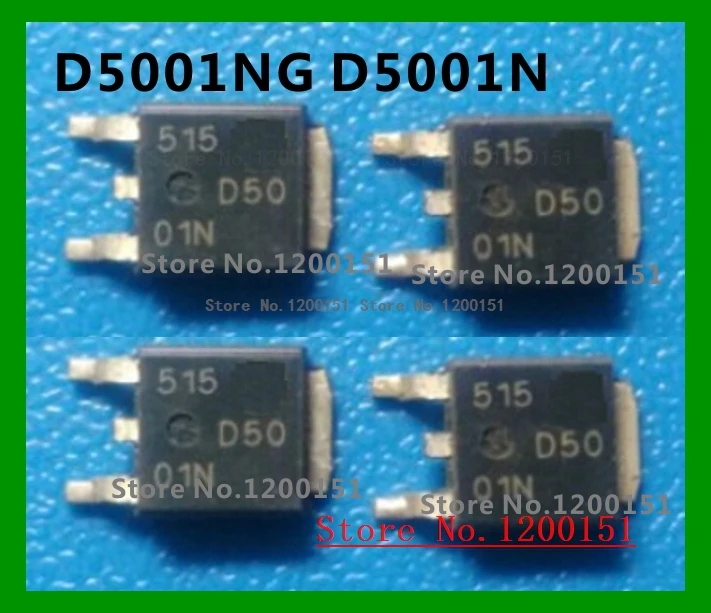 

2pcs/lot D5001NG D5001N D5001 TO252