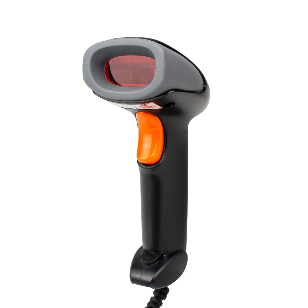 Портативный ручной сканер штрих-кодов для розничного магазина и супермаркета Big Sales, подключение через USB Plug and Play, платформа 1D Laser Scanning Reader.