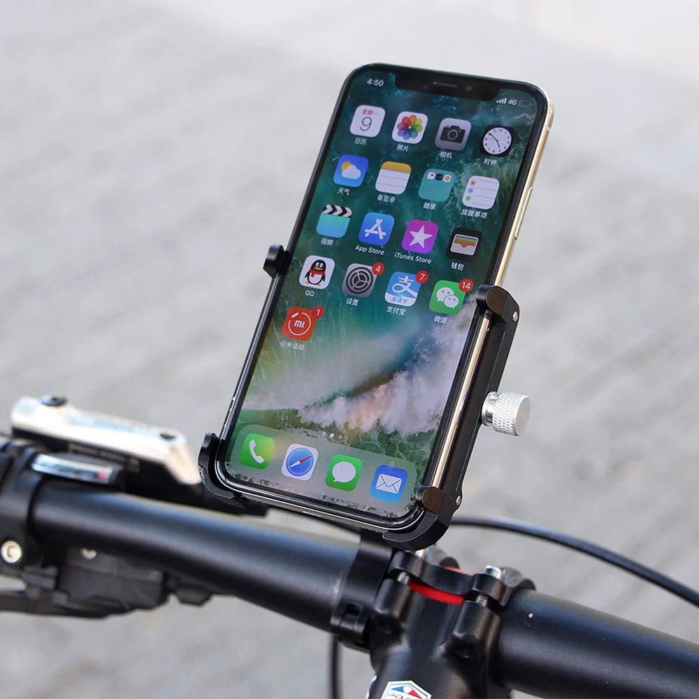 gub pro bike phone holder aluminum handlebar clip bicycle stand for 3 5 to 7 5 inch cycling bracket motorcycle accessories free global shipping
