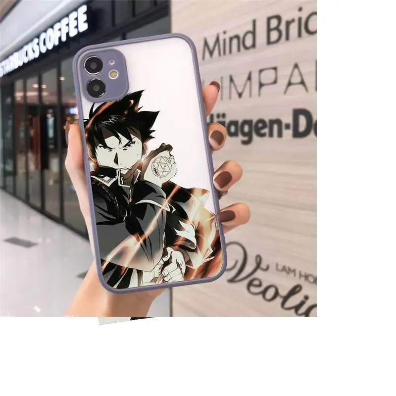 

Fullmetal Alchemist Brotherhood Phone Case Matte For iPhone 12 Mini 11 Pro XR XS Max 7 8 Plus X Hard PC Back Cover