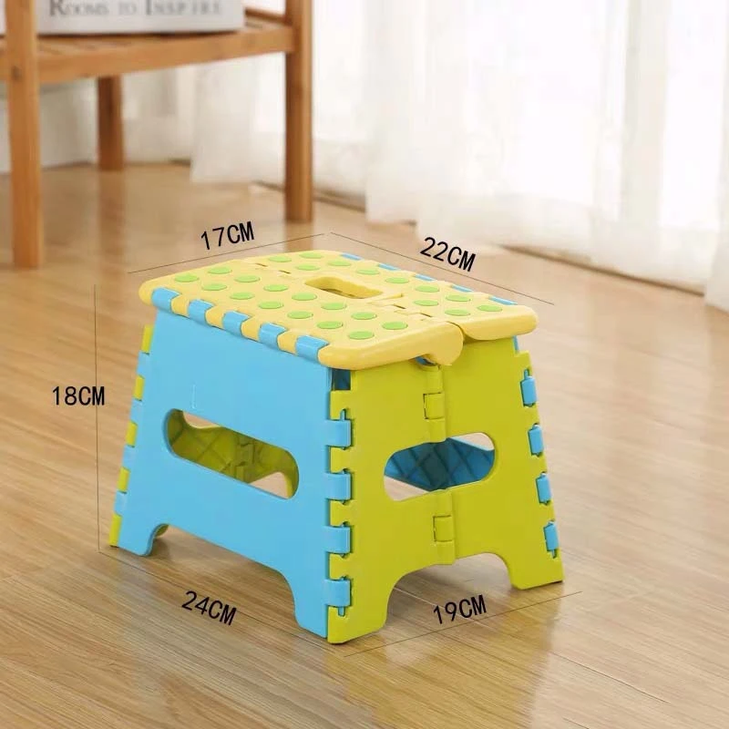 

Folding Stool Home Folding Chair Portable Outdoor Travel Simple Kitchen Seat Creative Kindergarten Small Bench