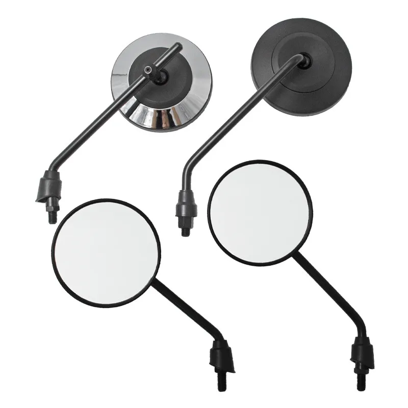 

Motorcycle Rearview ABS Plastic Circular Refitting Accessories 10mm 8mm Universal for Yamaha Suzuki Honda Kawasaki KTM Ducati