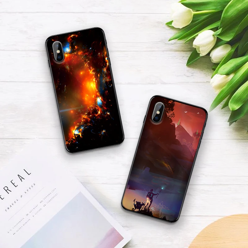 Художественный пейзаж вулканическое Звездное море для Xiaomi Redmi Note 5 S2 7 Plus 6 3 3S Pro 4A 4X