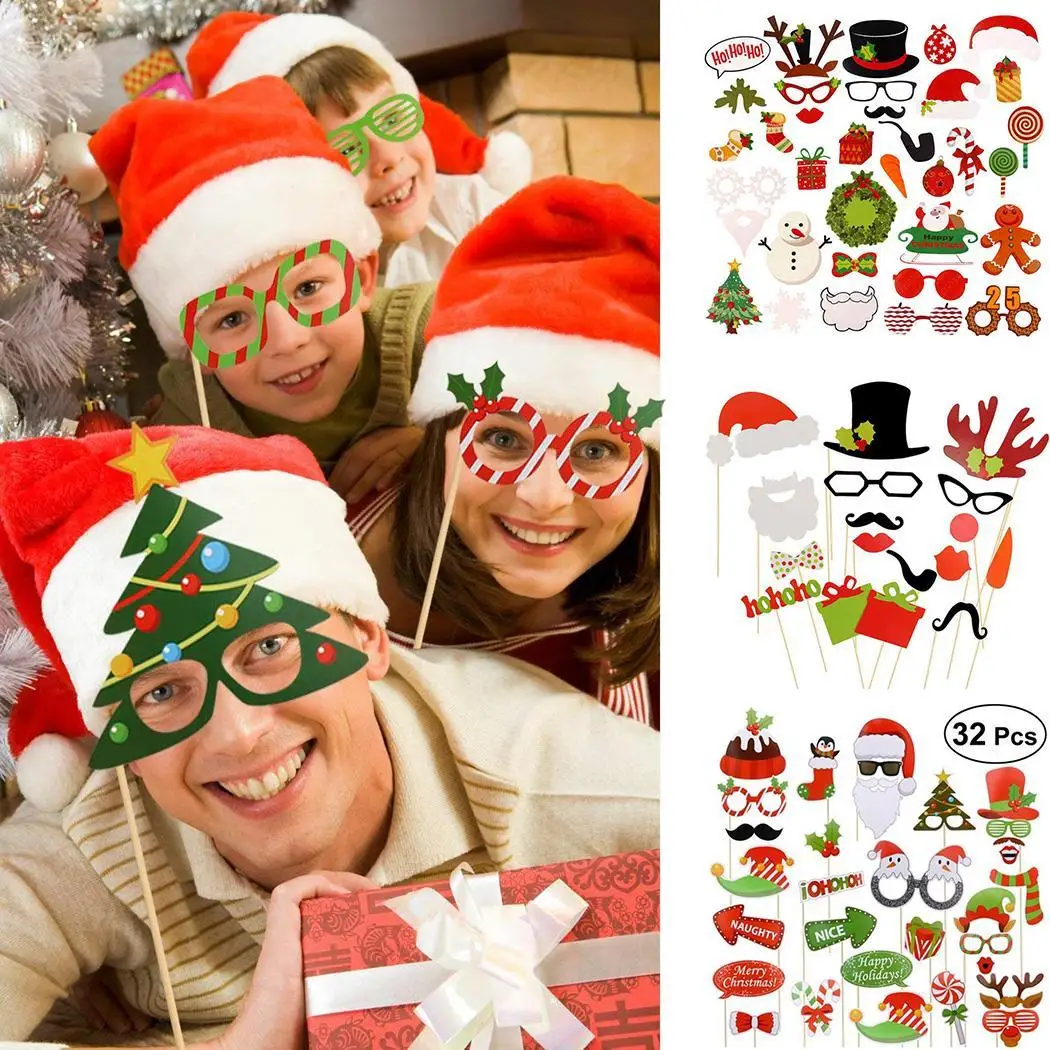 Рождественский реквизит для фотосессии карнавал новый год Рождество Вечерние