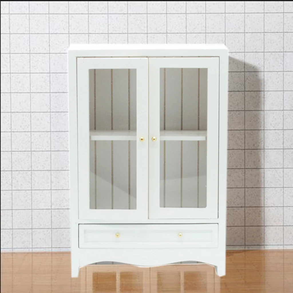 

1/12 Dollhouse Cabinet Miniatures Furniture for Living Room/Study Room Decor