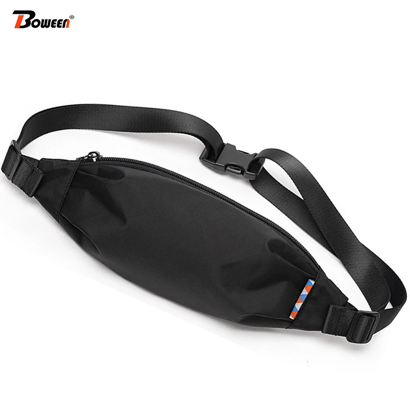 Поясная сумка для мужчин забавная легкая из ткани Оксфорд маленькая с нагрудным