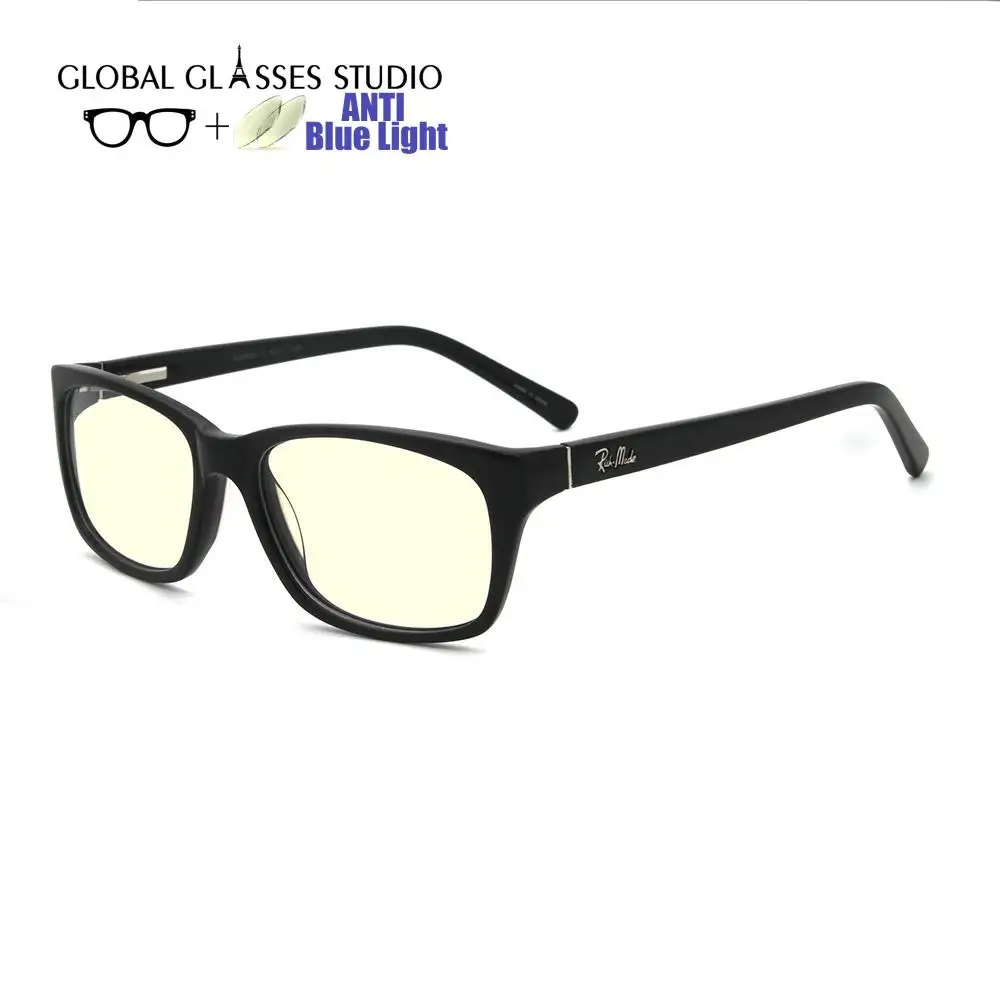 

Anti Blue Light Blocking Glasses acetate optical glasses full rim Unisex Cmputer Glasses RM0654-C1