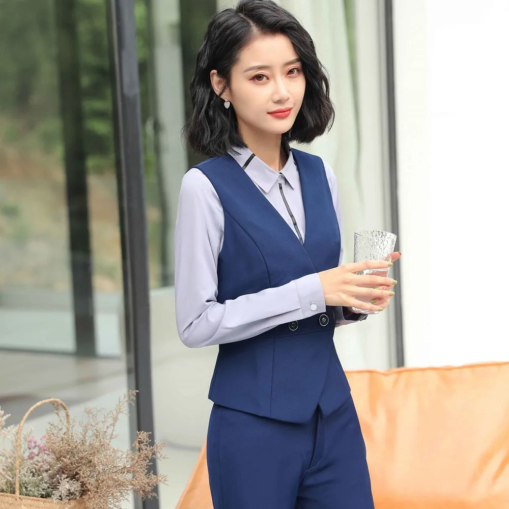 Офисный Женский комплект с блейзером женские костюмы женский костюм офисные