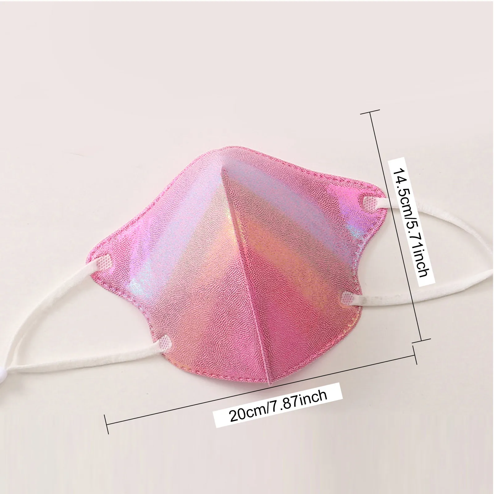 Цветная маска для взрослых унисекс с градиентным лазерным принтом ветрозащитная