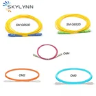 10 шт., длина 1 метр, Длина SC в SC SX Core 3,0 мм одиночный режим G652D многорежимный OM2OM3OM4 LSZH волоконно-оптический патч-корд джемпер