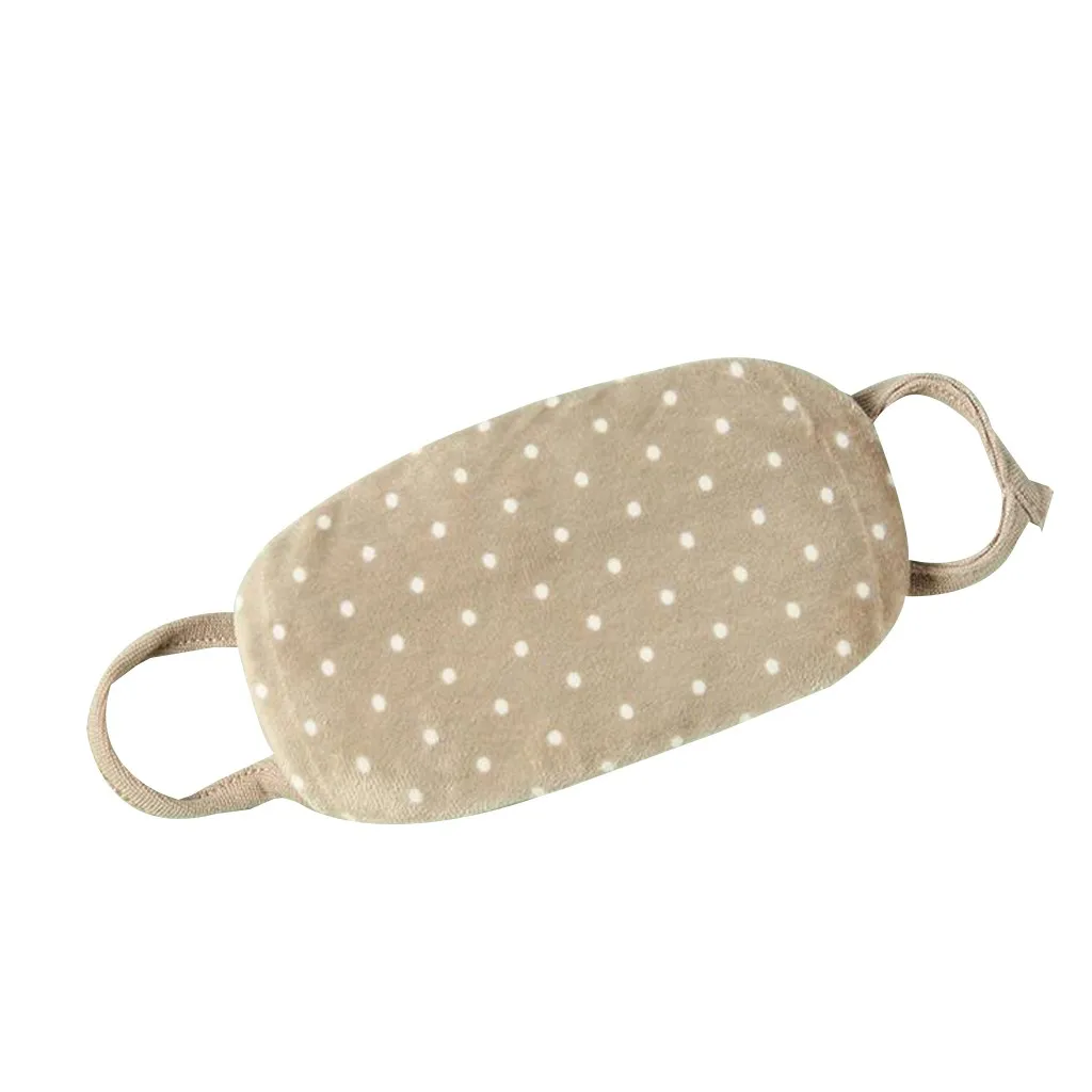 

5pc Adult Dot print Cotton Soft Mask washable Mask Dustproof Face Masks Cover Protect Unisex Mask Mascarilla reutilizable masque