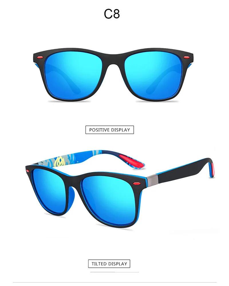 Jenyd Классические поляризованные солнцезащитные очки для мужчин 100% УФ-защита