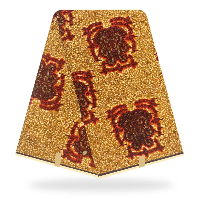 

Высокое качество оригинальный настоящий воск 100% хлопок африканская ткань 2019 Анкара Африканские Восковые принты ткань Анкара H191029