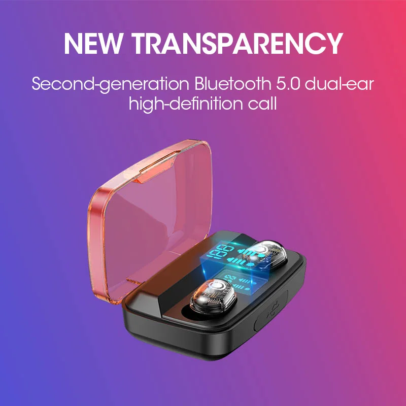 Беспроводные наушники 5 0 Bluetooth с сенсорным управлением прозрачные Aptx/SBC гарнитура