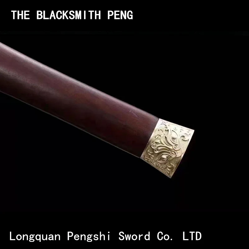 

Red Cliff Han Sword in the Three Kingdoms Period/Rosewood scabbard Pattern steel eight sides/Two-handed sword with long handle