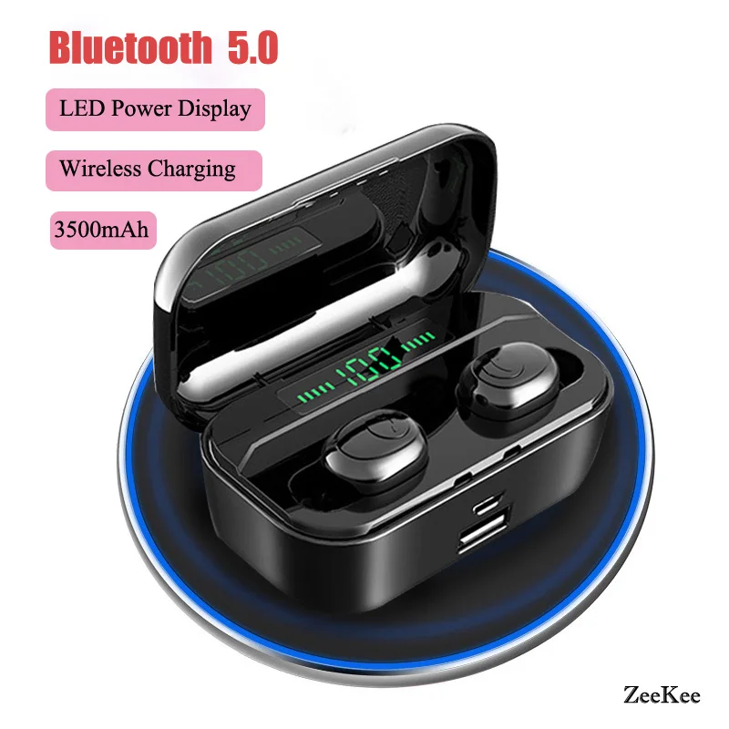 TWS гарнитура Willess Bluetooth G6s 5 0 поддержка беспроводной зарядки спортивные наушники с