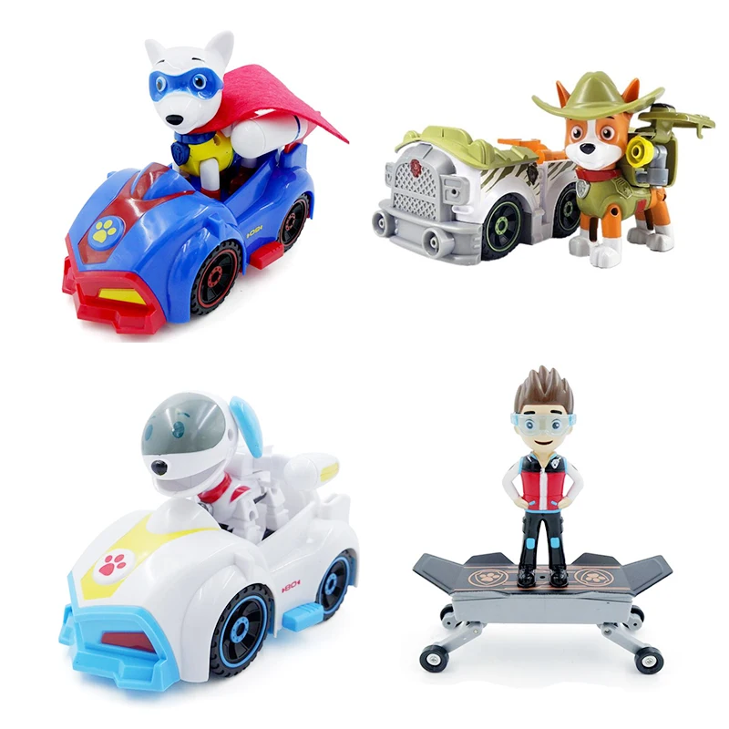 С принтом из мультфильма Щенячий патруль игрушечные машинки с изображениями