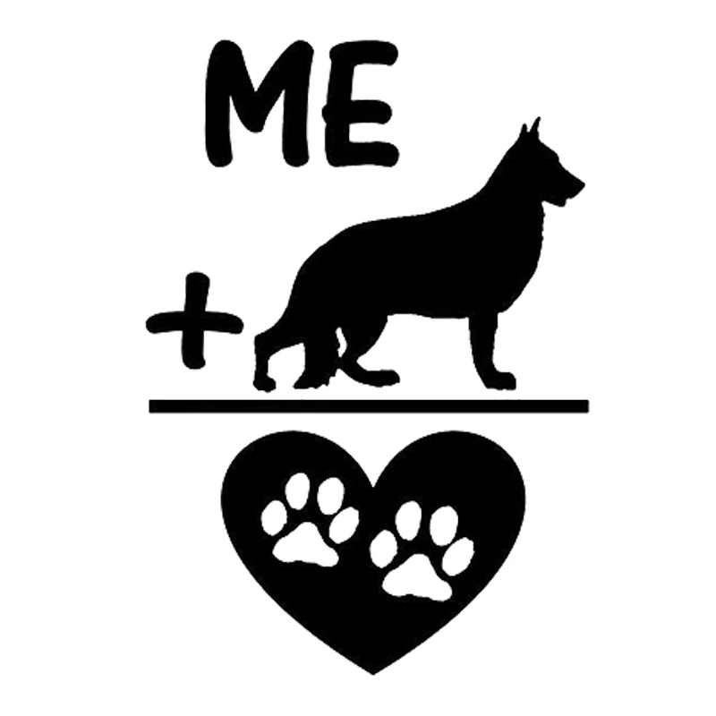 16*11 2 см Me Plus наклейка с надписью Love Paw и Plus|Наклейки на автомобиль| |