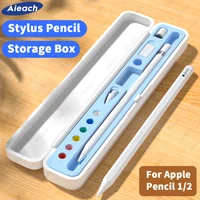 universal stylus pencil holder case for apple pencil 1st 2nd generation accessories hard portable storage box for ipad pencil